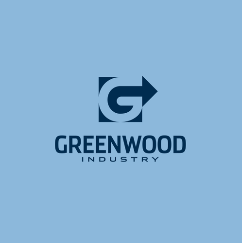 Wood circle logo with the title 'Smart Logo with Negative Space'
