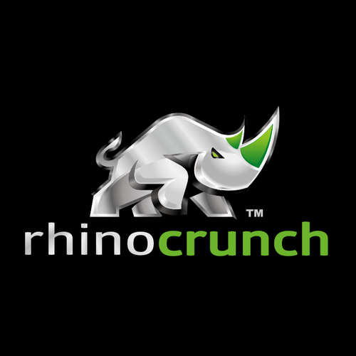 Rhino logo with the title 'The bold logo for YouTubers with over 1 million subscribers'