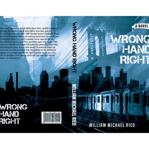 Urban book cover with the title 'Thriller book cover'