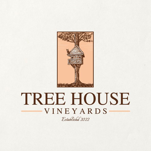 Treehouse logo with the title 'Tree House Vineyards'