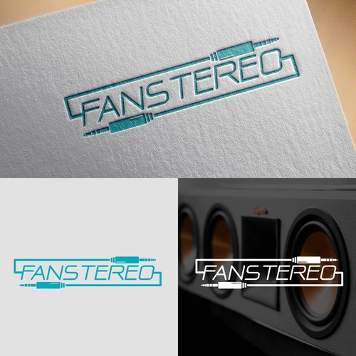 Speaker logo with the title 'Audio logo concept'