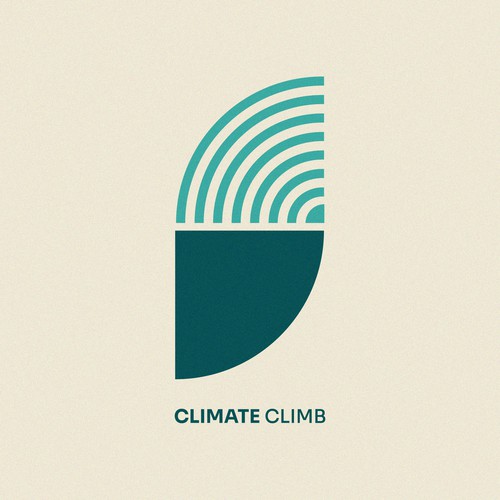 Shape design with the title 'Logo for a climate recruiting product'