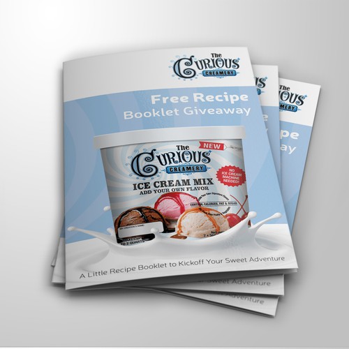 Recipe design with the title 'Recipe Booklet Design'