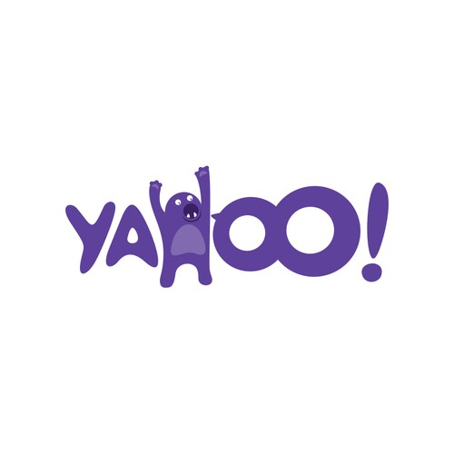 Internet logo with the title 'Yahoo community contest'