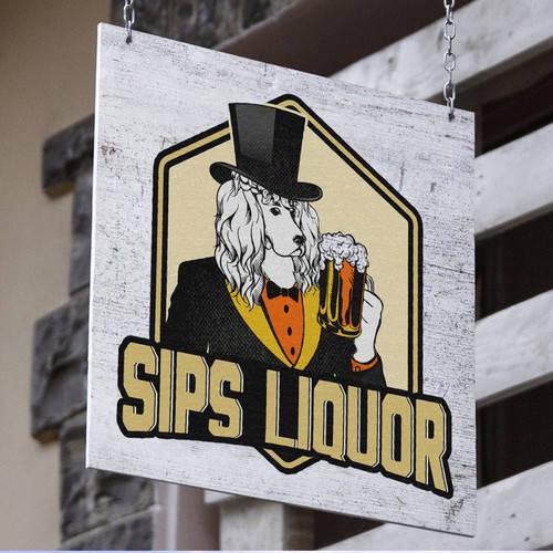 Designer brand with the title 'Vintage Logo'