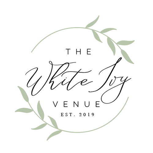 Bridal design with the title 'The White Ivy Venue'