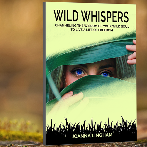 Forest book cover with the title 'Wild Whispers'