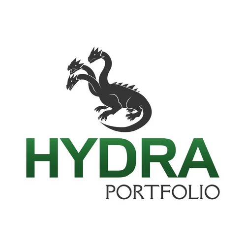 Hydra logo with the title 'Create my logo and win an easy $300!'