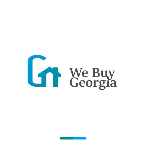 Asset management logo with the title 'Modern logo concept for We Buy Georgia'