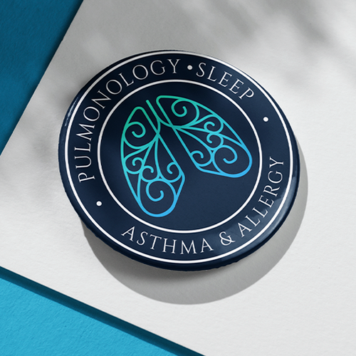 Doctor brand with the title 'Brand Identity for Pulmonoloy center'