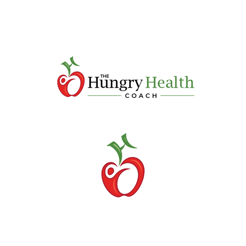 Figure design with the title 'The Hungry Health Coach'