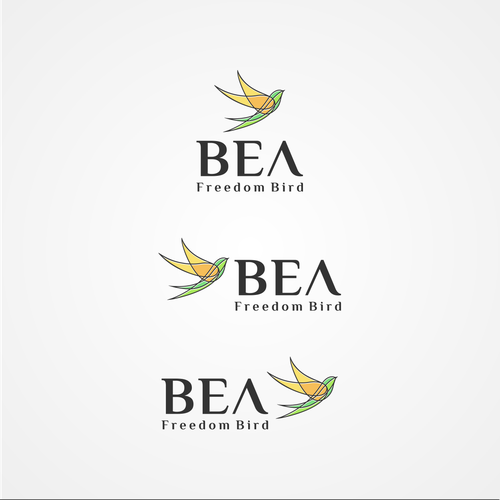 Logo with the title 'logo concept for Bea, a retail company that only sell plastic-free, sustainable and environmentally friendly products for everyday needs (leisure, work, travel etc.) to environmentally and health-conscious end customers.'