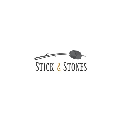 Inspiring logo with the title 'Stick & Stone Logo Concept - for Copywriting Company'