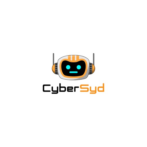 Cyborg design with the title 'cyborg logo'