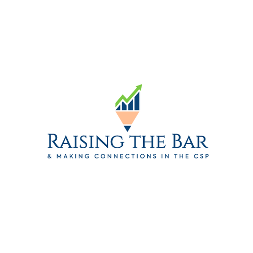 Teacher logo with the title 'Conference Logo - "Raising the Bar"'