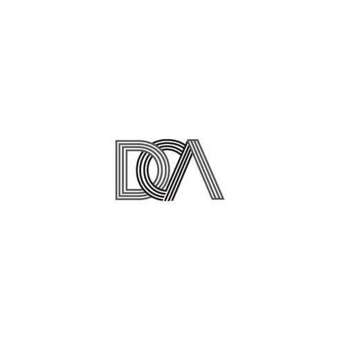 Architecture logo with the title 'DCA monogram logo'