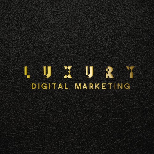 Digital marketing logo with the title 'LUXURY Digital Marketing'