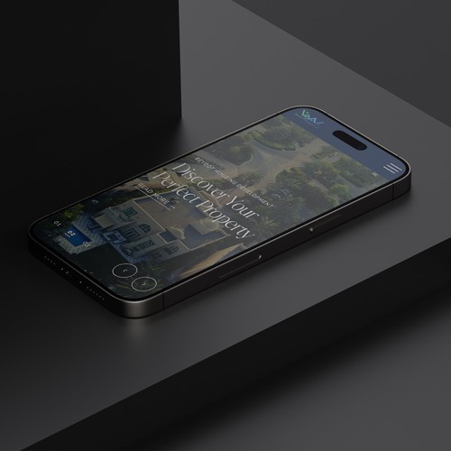 Sophisticated website with the title 'Real estate company website'