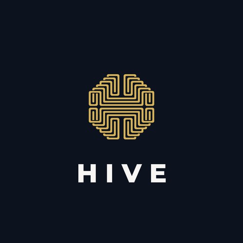 Business brand with the title 'Hive Software Collective-logo proposal'