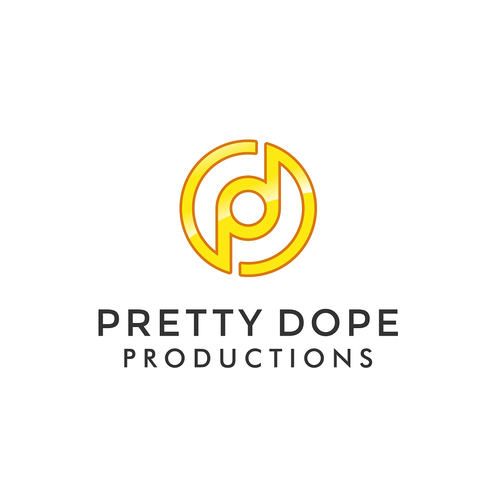 Rap logo with the title 'Pretty Dope Production'