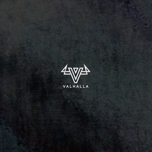 Viking logo with the title 'Valhalla'