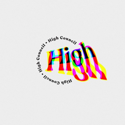 High design with the title 'High Council Logo'