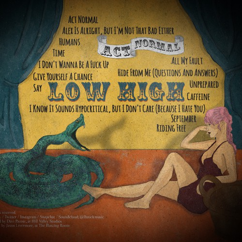 Basket design with the title 'CD back tray card design '