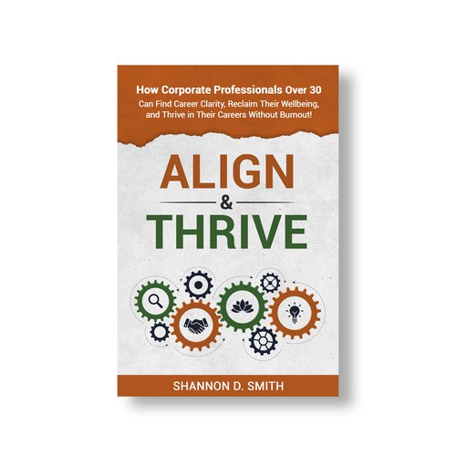 Corporate book cover with the title 'Book Cover'