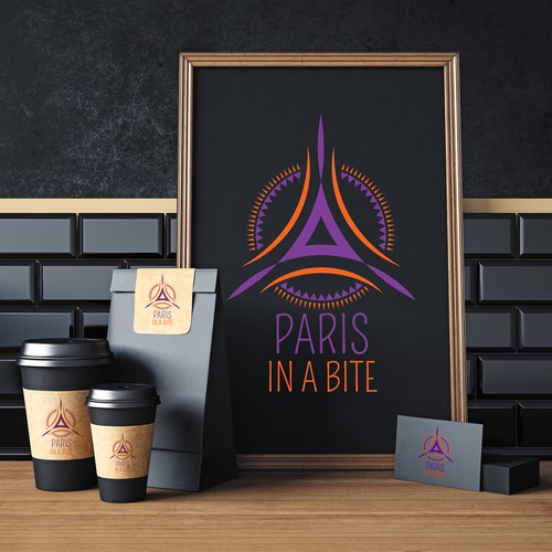 Pastry logo with the title 'Logo French pastry in USA'