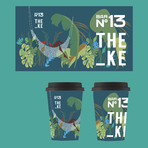 Drinking design with the title 'Cup design'