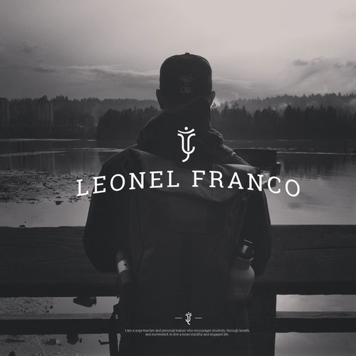 Yoga logo with the title 'Leonel Franco'