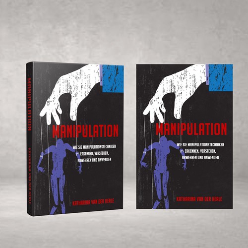 Political book cover with the title 'Book Cover for Khaterina van der herle'