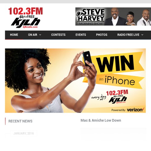 IPhone design with the title 'Banner Design'