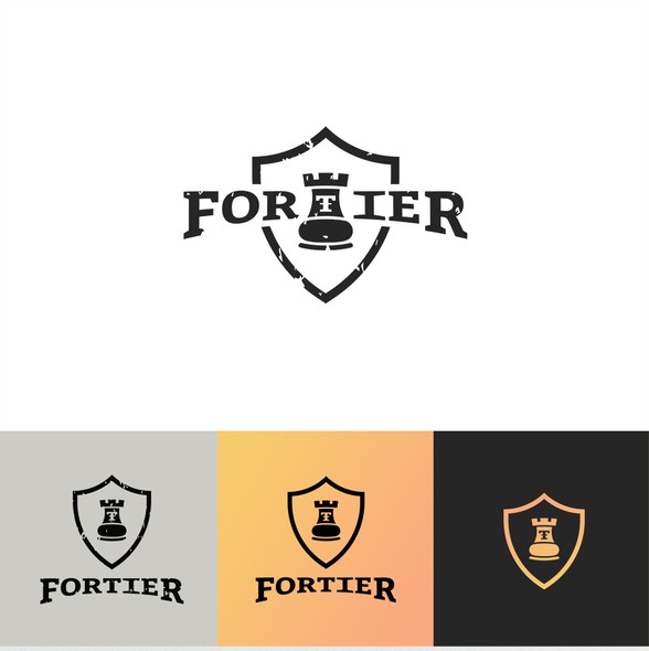 Boot logo with the title 'FORTIER'