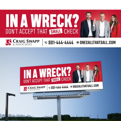Billboard Redesign for Personal Injury Law Firm