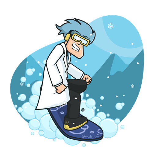 Activity design with the title 'Mascot Sticker'