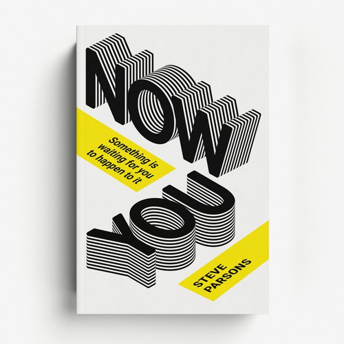 Typography book cover with the title 'Now You'