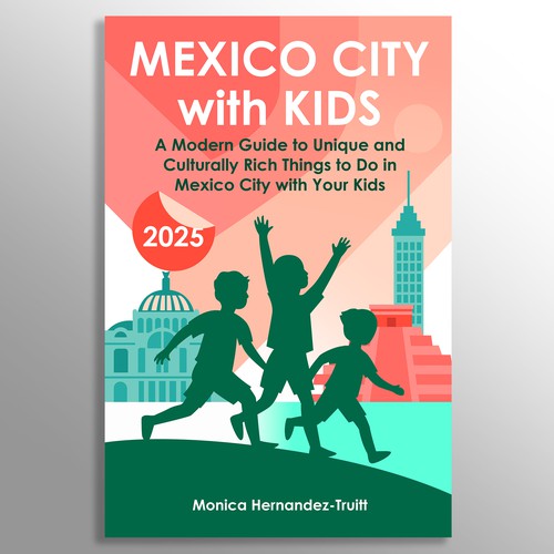 Family book cover with the title 'Mexico + Travel themed book'