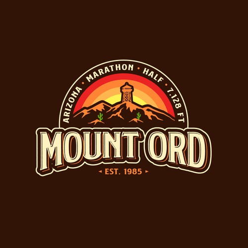 Arizona design with the title 'Logo concept for Marathon event'