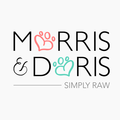 Raw logo with the title 'Pet Product Logo Concept'