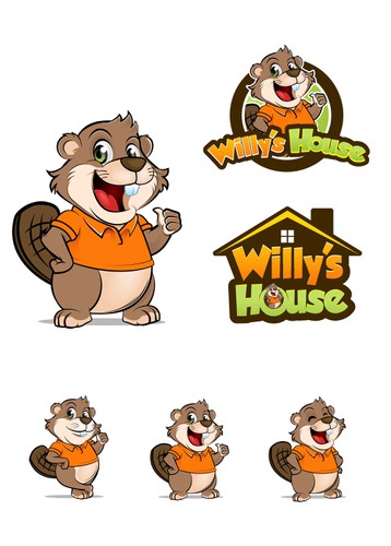 School logo with the title 'Mascot logo for Willy's house'