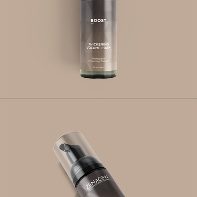 3D renders of a cosmetic product line