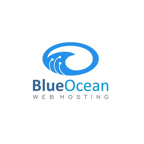 Website logo with the title 'WEB HOSTING'