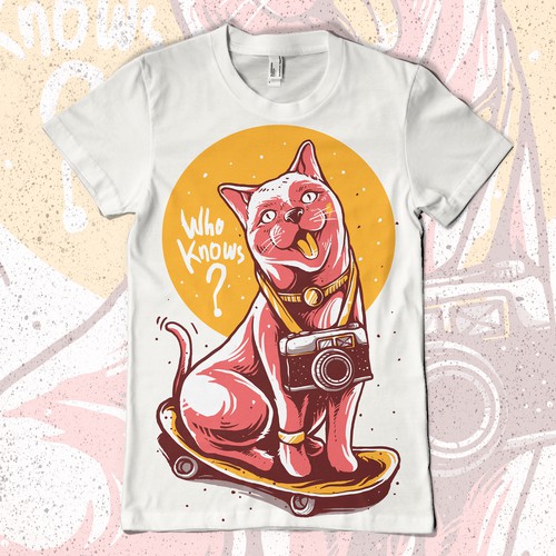 Skateboard t-shirt with the title 'sopo ngerti?'