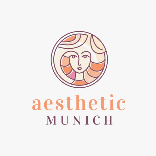 Aesthetic design with the title ' Beauty Logo for aesthetic professional'