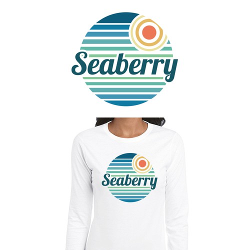 Sun t-shirt with the title 'Seaberry Apparel.'