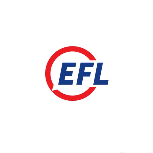 Language logo with the title 'Logo Design for EFL Language Centres'