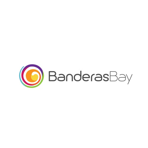 Tourism logo with the title 'BanderasBay Logo design'