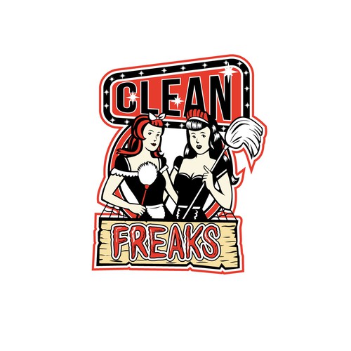 Cleaner logo with the title 'Clean Freaks'