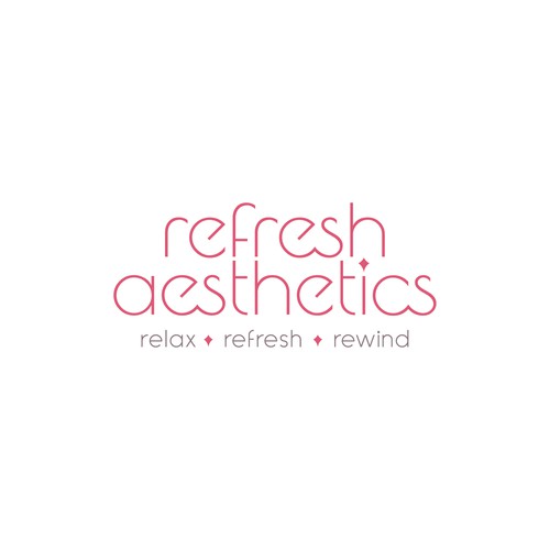 Chemical logo with the title 'Refresh Aesthetics'